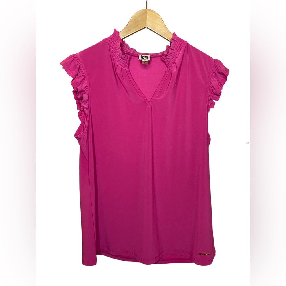 Anne Klein Pink Sleeveless Blouse Size: M